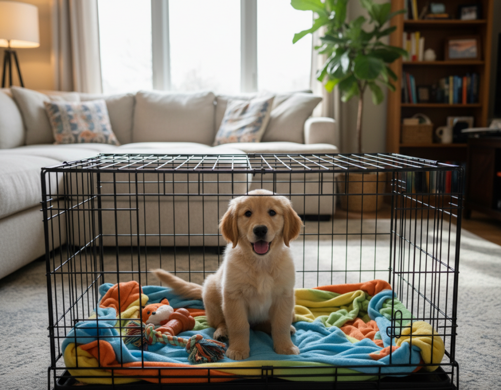 Crate Training a Puppy Without Stress: What Actually Works