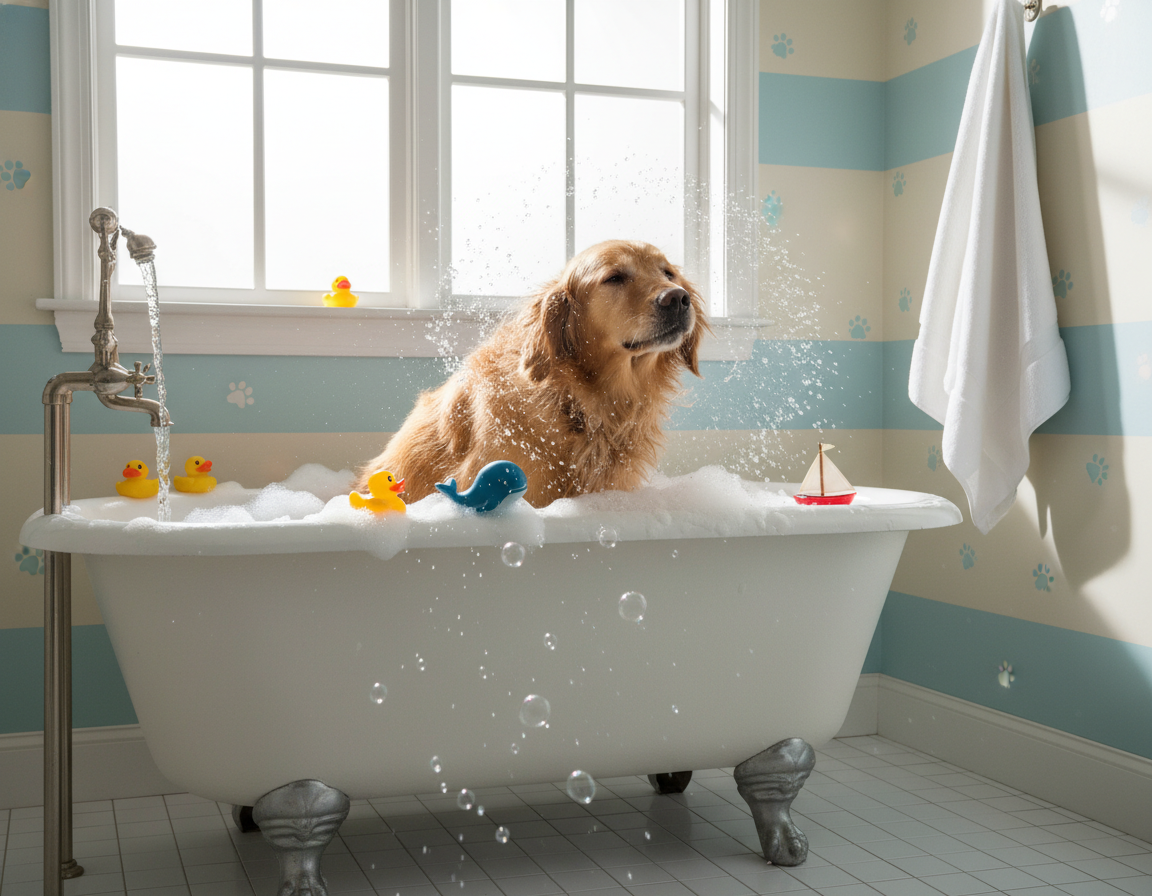 dog bathing frequency