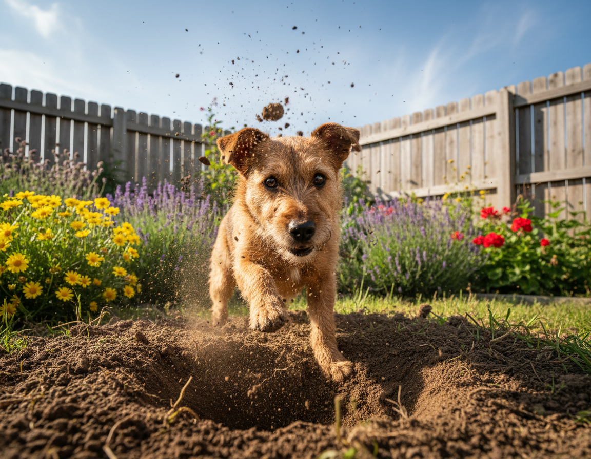 dog digging behavior