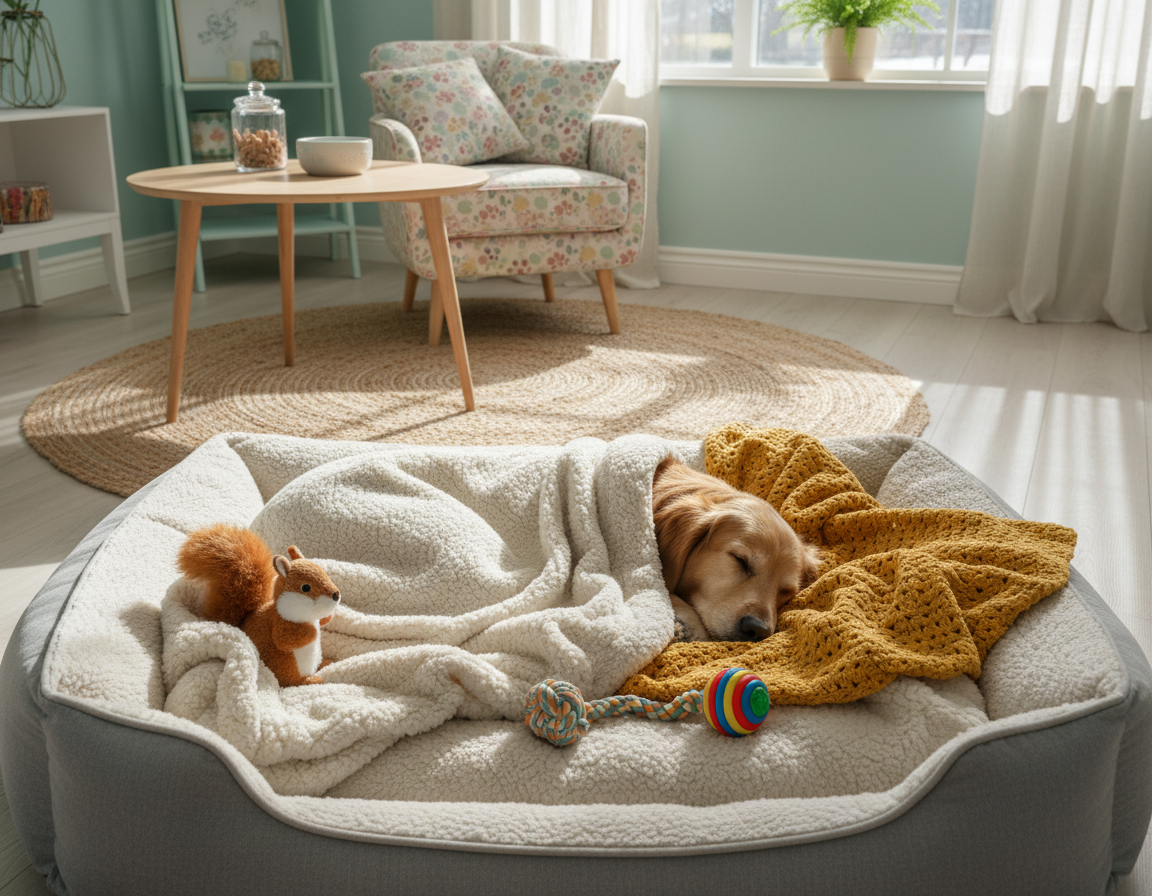 dog sleeping area