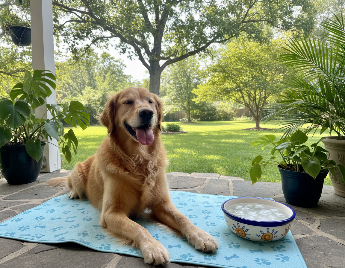 keep dog cool summer